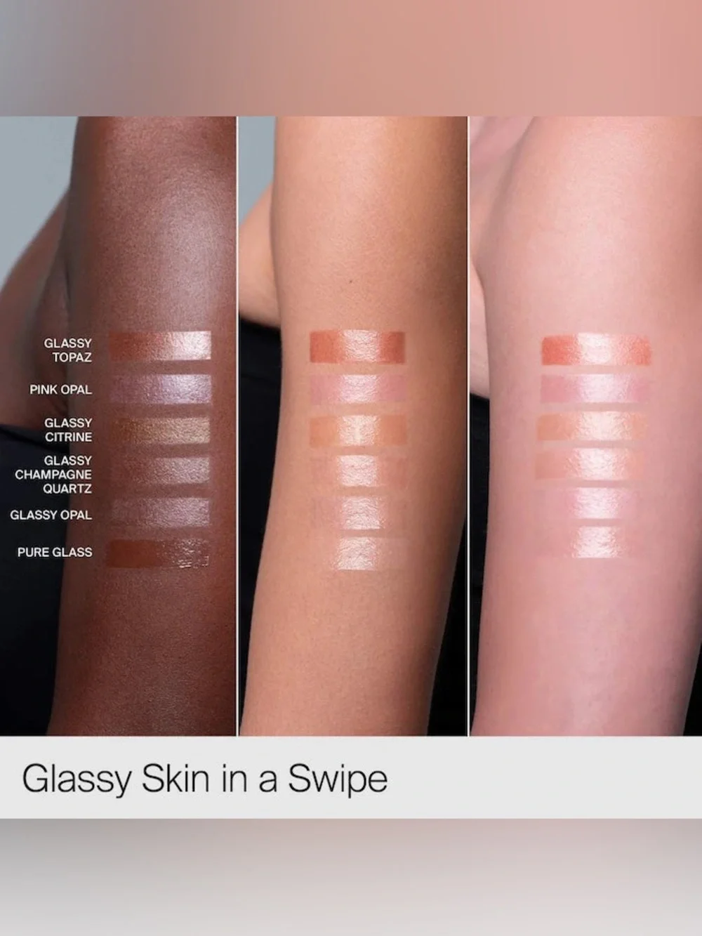 Haus Labs Lady Gaga Bio Radiant Glassy Highlighter Balm Glassy Champagne Quartz
